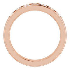 14K Rose 1 CTW Natural Diamond Band 14K Rose 1 CTW Natural Diamond Band