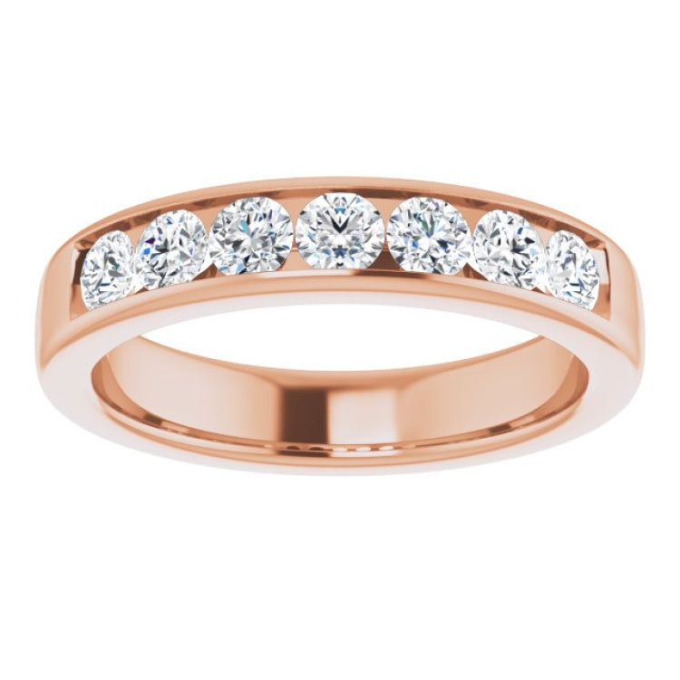 14K Rose 1 CTW Natural Diamond Band 14K Rose 1 CTW Natural Diamond Band