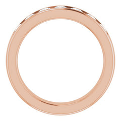 14K Rose 1 1/2 CTW Natural Diamond Band 14K Rose 1 1/2 CTW Natural Diamond Band