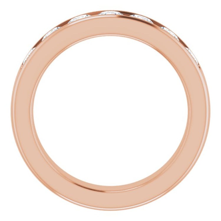 14K Rose 1 7/8 CTW Natural Diamond Band 14K Rose 1 7/8 CTW Natural Diamond Band