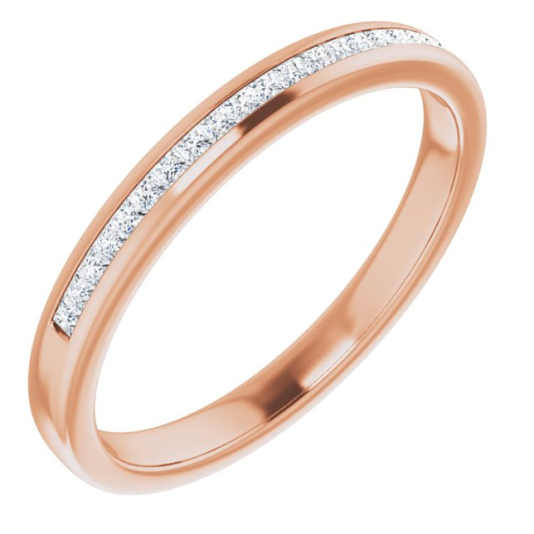 14K Rose 1/4 CTW Natural Diamond Band 14K Rose 1/4 CTW Natural Diamond Band