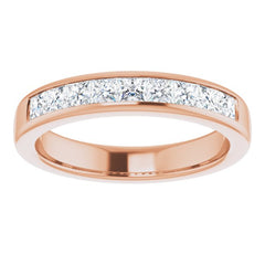 14K Rose 1 1/6 CTW Natural Diamond Band 14K Rose 1 1/6 CTW Natural Diamond Band