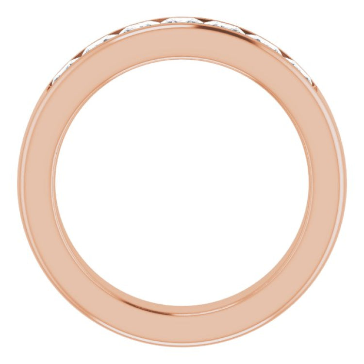 14K Rose 1 3/4 CTW Natural Diamond Band 14K Rose 1 3/4 CTW Natural Diamond Band