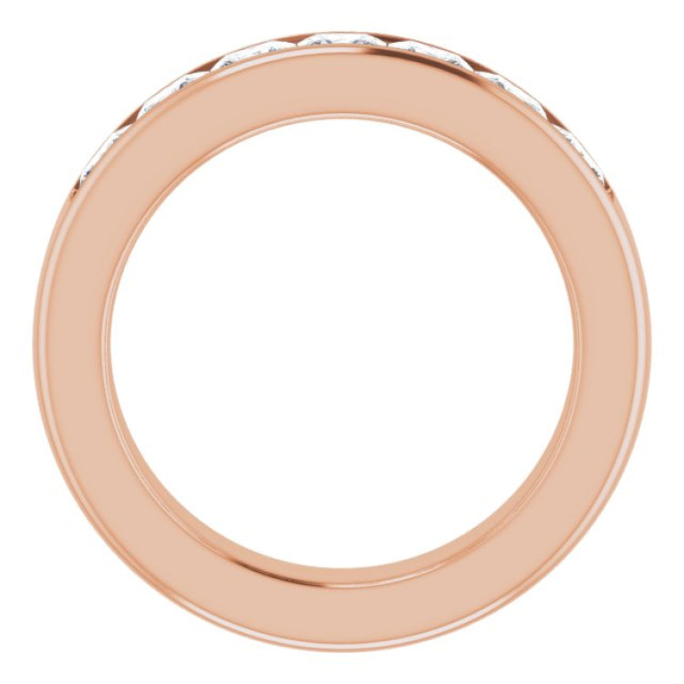 14K Rose 2 3/4 CTW Natural Diamond Band 14K Rose 2 3/4 CTW Natural Diamond Band