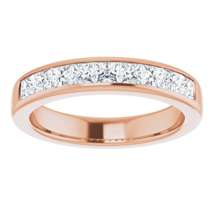 14K Rose 1 3/8 CTW Natural Diamond Band 14K Rose 1 3/8 CTW Natural Diamond Band