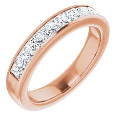 14K Rose 1 3/4 CTW Natural Diamond Band 14K Rose 1 3/4 CTW Natural Diamond Band