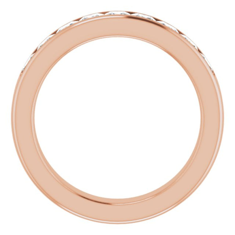 14K Rose 1 3/4 CTW Natural Diamond Band 14K Rose 1 3/4 CTW Natural Diamond Band