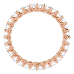 14K Rose 1 3/8 CTW Natural Diamond Eternity Band 14K Rose 1 3/8 CTW Natural Diamond Eternity Band