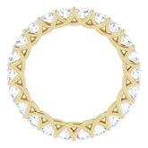 14K Yellow 2 CTW Natural Diamond Eternity Band