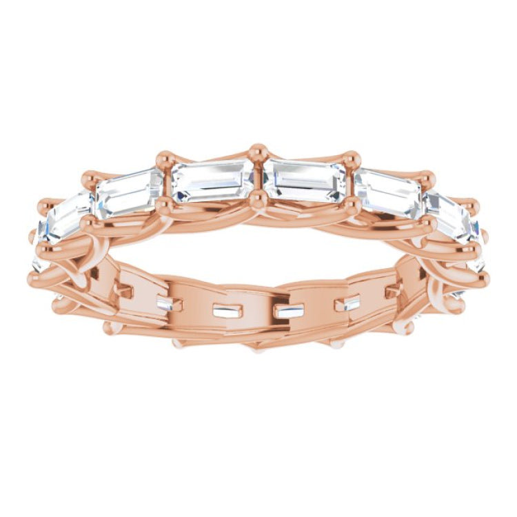 14K Rose 1 5/8 CTW Natural Diamond Eternity Band Size 7 14K Rose 1 5/8 CTW Natural Diamond Eternity Band Size 7