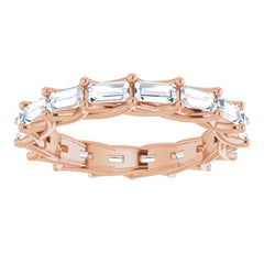14K Rose 1 5/8 CTW Natural Diamond Eternity Band Size 7 14K Rose 1 5/8 CTW Natural Diamond Eternity Band Size 7
