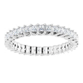 Platinum 1 1/6 CTW Natural Diamond Eternity Band