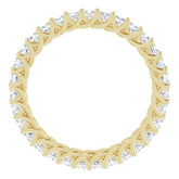 14K Yellow 1 1/2 CTW Natural Diamond Eternity Band