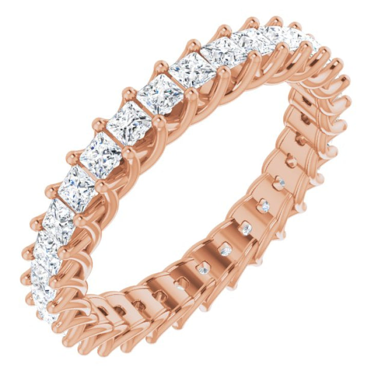 14K Rose 1 1/2 CTW Natural Diamond Eternity Band 14K Rose 1 1/2 CTW Natural Diamond Eternity Band