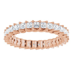 14K Rose 1 1/2 CTW Natural Diamond Eternity Band 14K Rose 1 1/2 CTW Natural Diamond Eternity Band