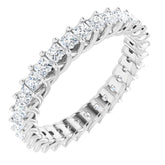 Platinum 1 1/2 CTW Natural Diamond Eternity Band