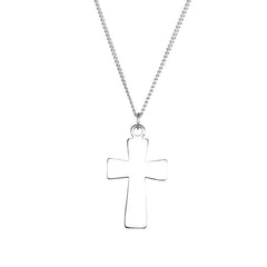 Sterling Silver Cross 24" Necklace Sterling Silver Cross 24" Necklace