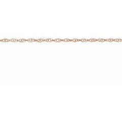 14K Rose .75 mm Rope Chain by the Inch 14K Rose .75 mm Rope Chain by the Inch