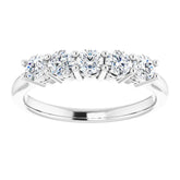 14K White 1/6 CTW Natural Diamond Anniversary Band