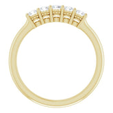 14K Yellow 1/3 CTW Natural Diamond Anniversary Band