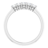Platinum 1/3 CTW Natural Diamond Anniversary Band