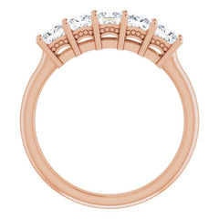 14K Rose 1 CTW Natural Diamond Anniversary Band 14K Rose 1 CTW Natural Diamond Anniversary Band