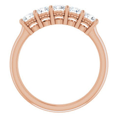 14K Rose 1/2 CTW Natural Diamond Anniversary Band 14K Rose 1/2 CTW Natural Diamond Anniversary Band