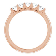 14K Rose 1/2 CTW Natural Diamond Anniversary Band 14K Rose 1/2 CTW Natural Diamond Anniversary Band