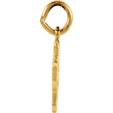 14K Yellow 8x8 mm Four-Way Cross Medal