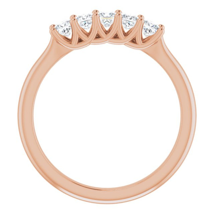 14K Rose 1/2 CTW Natural Diamond Anniversary Band 14K Rose 1/2 CTW Natural Diamond Anniversary Band