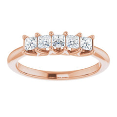14K Rose 1/2 CTW Natural Diamond Anniversary Band 14K Rose 1/2 CTW Natural Diamond Anniversary Band