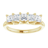 14K Yellow 1 CTW Natural Diamond Anniversary Band