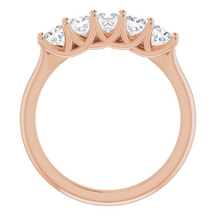 14K Rose 1 CTW Natural Diamond Anniversary Band 14K Rose 1 CTW Natural Diamond Anniversary Band