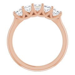 14K Rose 1 CTW Natural Diamond Anniversary Band 14K Rose 1 CTW Natural Diamond Anniversary Band