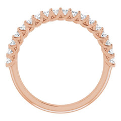 14K Rose 1/2 CTW Natural Diamond Anniversary Band 14K Rose 1/2 CTW Natural Diamond Anniversary Band