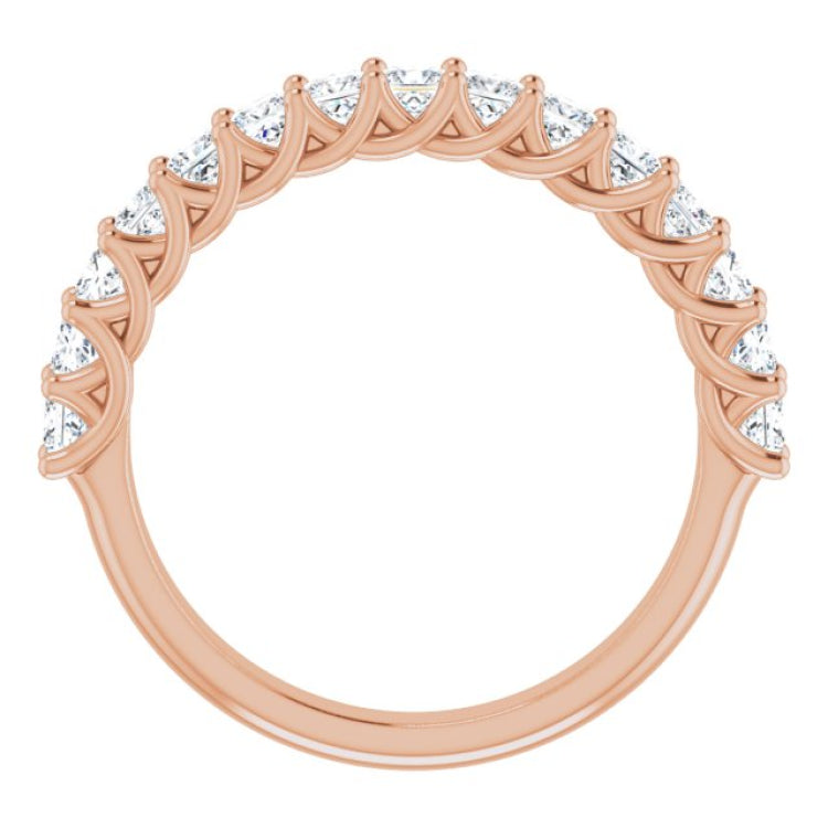 14K Rose 1 CTW Natural Diamond Anniversary Band 14K Rose 1 CTW Natural Diamond Anniversary Band