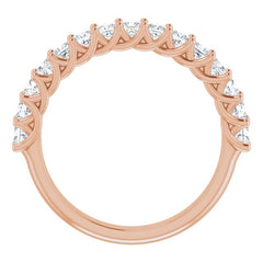 14K Rose 1 CTW Natural Diamond Anniversary Band 14K Rose 1 CTW Natural Diamond Anniversary Band