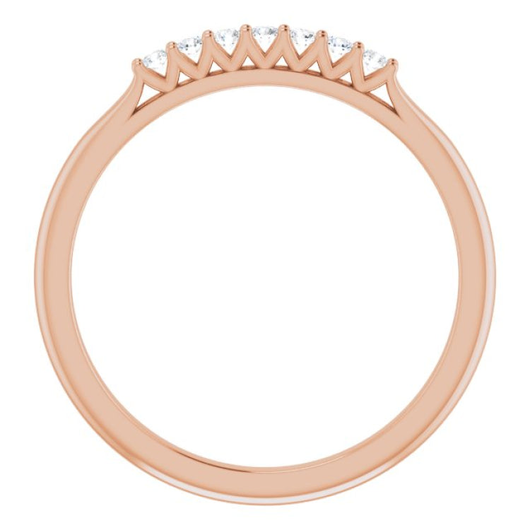 14K Rose 1/10 CTW Natural Diamond Anniversary Band 14K Rose 1/10 CTW Natural Diamond Anniversary Band