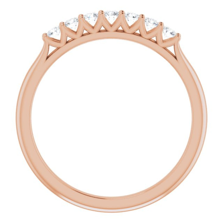 14K Rose 1/5 CTW Natural Diamond Anniversary Band 14K Rose 1/5 CTW Natural Diamond Anniversary Band