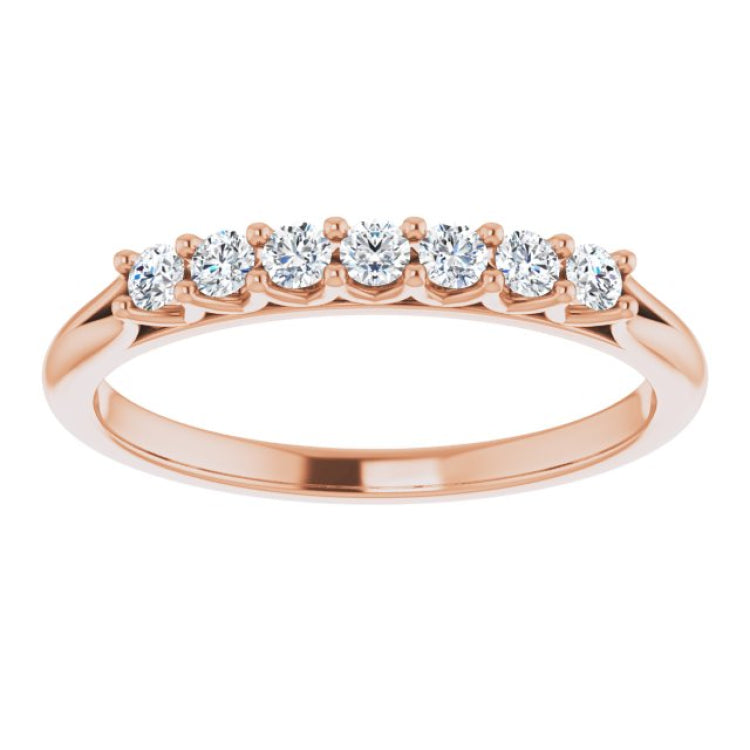 14K Rose 1/5 CTW Natural Diamond Anniversary Band 14K Rose 1/5 CTW Natural Diamond Anniversary Band
