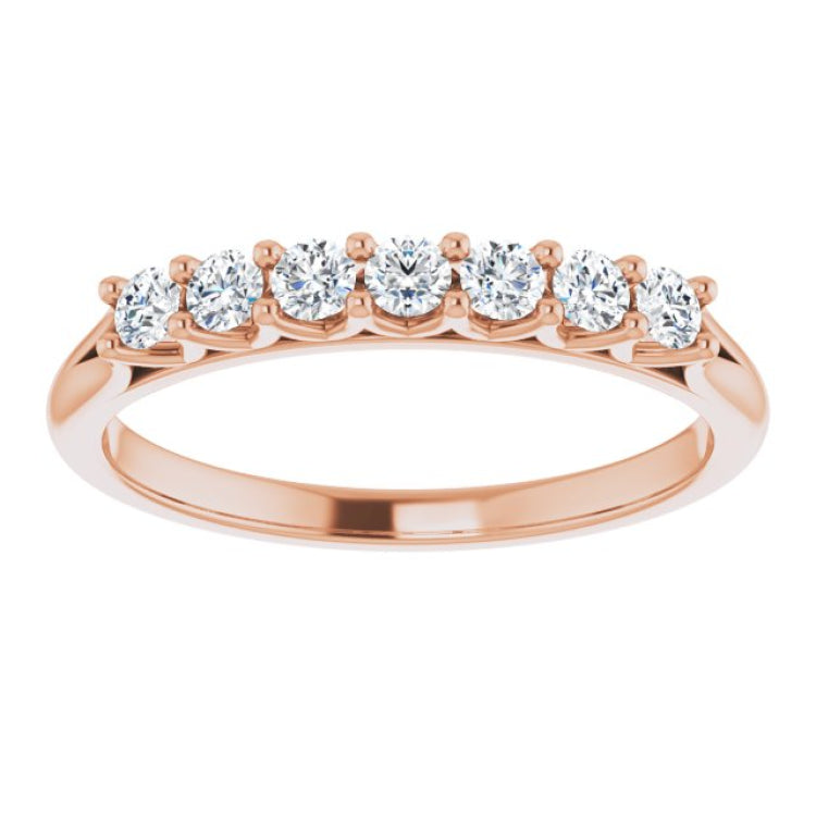 14K Rose 1/3 CTW Natural Diamond Anniversary Band 14K Rose 1/3 CTW Natural Diamond Anniversary Band
