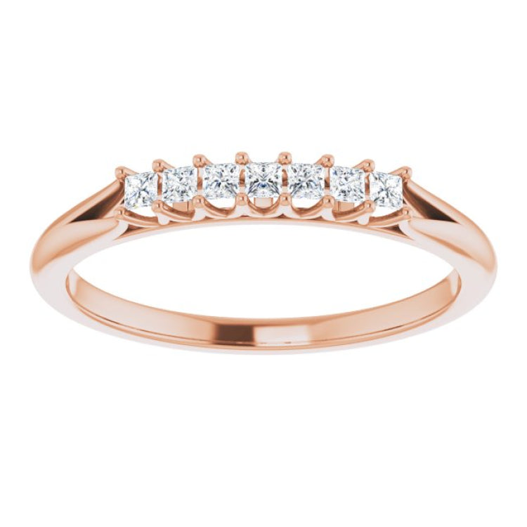 14K Rose 1/6 CTW Natural Diamond Anniversary Band 14K Rose 1/6 CTW Natural Diamond Anniversary Band