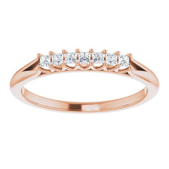 14K Rose 1/6 CTW Natural Diamond Anniversary Band 14K Rose 1/6 CTW Natural Diamond Anniversary Band