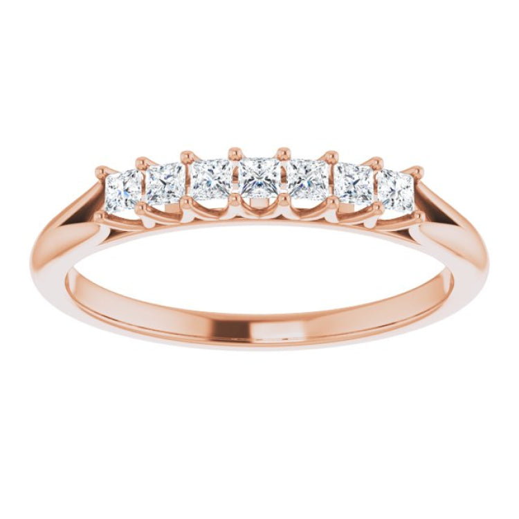 14K Rose 1/4 CTW Natural Diamond Anniversary Band 14K Rose 1/4 CTW Natural Diamond Anniversary Band