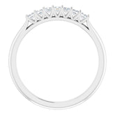 Platinum 1/4 CTW Natural Diamond Anniversary Band