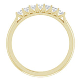 14K Yellow 1/3 CTW Natural Diamond Anniversary Band