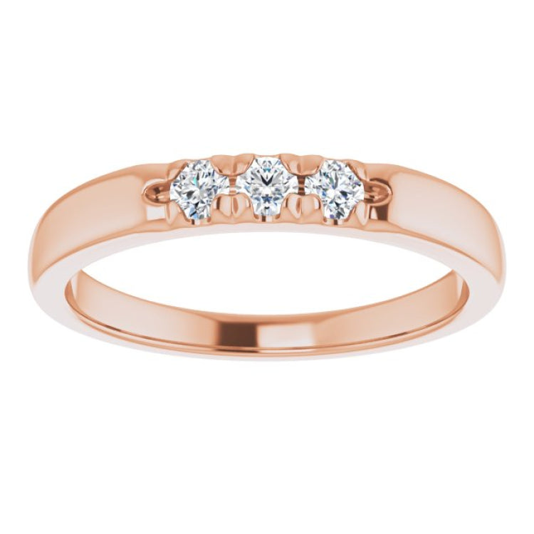 14K Rose 1/5 CTW Natural Diamond Anniversary Band 14K Rose 1/5 CTW Natural Diamond Anniversary Band