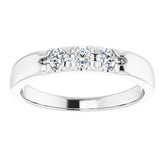 Platinum 1/3 CTW Natural Diamond Anniversary Band