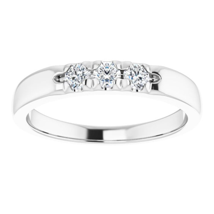 Platinum 1/4 CTW Natural Diamond Anniversary Band Platinum 1/4 CTW Natural Diamond Anniversary Band
