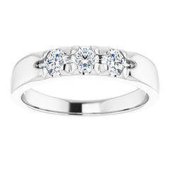 14K White 1/2 CTW Natural Diamond Anniversary Band 14K White 1/2 CTW Natural Diamond Anniversary Band